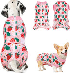 Nasjac Dog Surgery Recovery Suit - Zipper on Recovery Shirt for Female Dogs, Abdominal Wounds Cone E-Collar Alternative Onesie, Prevent Licking Dog Surgical Suit After Spayed (Daisy, S) - Image 12