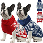 Christmas Dog Sweaters for Small Medium Large Dogs and Cats,Pet Soft Warm Holiday Outfit Girl & Boy,Pup Winter Clothes Turtleneck Double Knitting Collar for Outdoors Playing (Deer, M) - Image 12