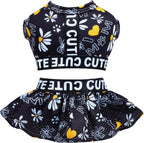 CuteBone Two Piece Dog Sports Dress Athleisure Puppy Skirt Lightweight Small Dogs Girl Clothes Cat Apparel SPS15M - Image 13