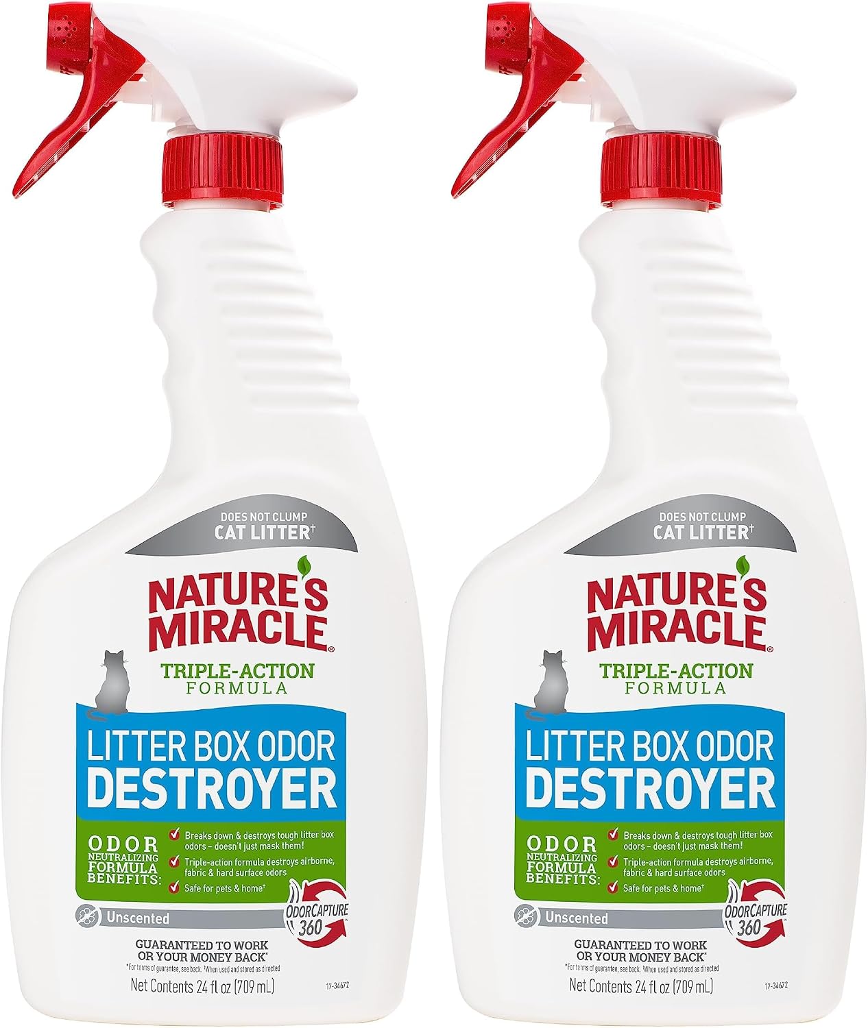 Nature's Miracle Litter Box Odor Destroyer, 24 Ounces, Eliminates Feces, Urine and Ammonia Odors from Cat Litter Box - Image 11