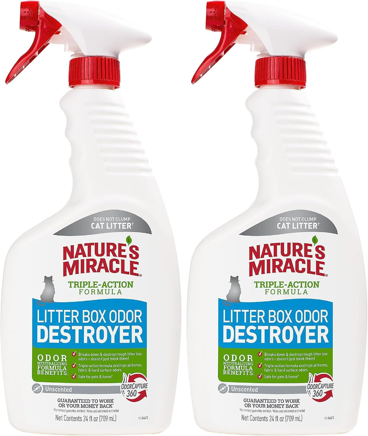 Nature's Miracle Litter Box Odor Destroyer, 24 Ounces, Eliminates Feces, Urine and Ammonia Odors from Cat Litter Box - Image 11