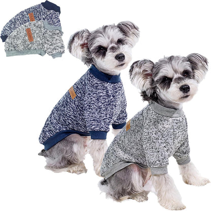 2 Pack Dog Sweaters for Small Dogs - Warm Winter Puppy Sweaters Cute Soft Dog Clothes Outfit Pet Costume for Boy Girl Doggie, Cat, Bulldog Pug Yorkie Kitten Chihuahua - Image 12