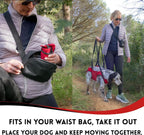 Fido Pro Airlift Ultra-Lite Dog Sling | Ultra-lite Sling Fit in Your Pocket & Bag | The solution for injury prevention and to assist Injured dogs | For Travel and Outdoor Adventures | Large(35-60 lbs) - Image 11