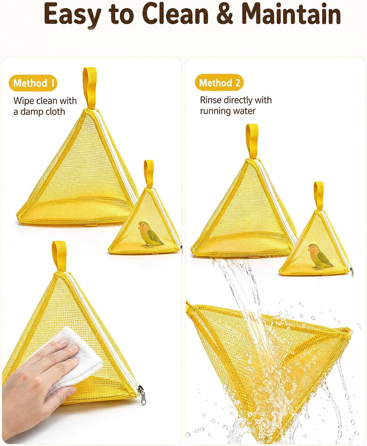 Mjeppludh cockatiel carrier folded flat for storage display