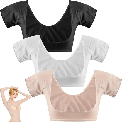Zhanmai underarm sweat proof vest front view for women