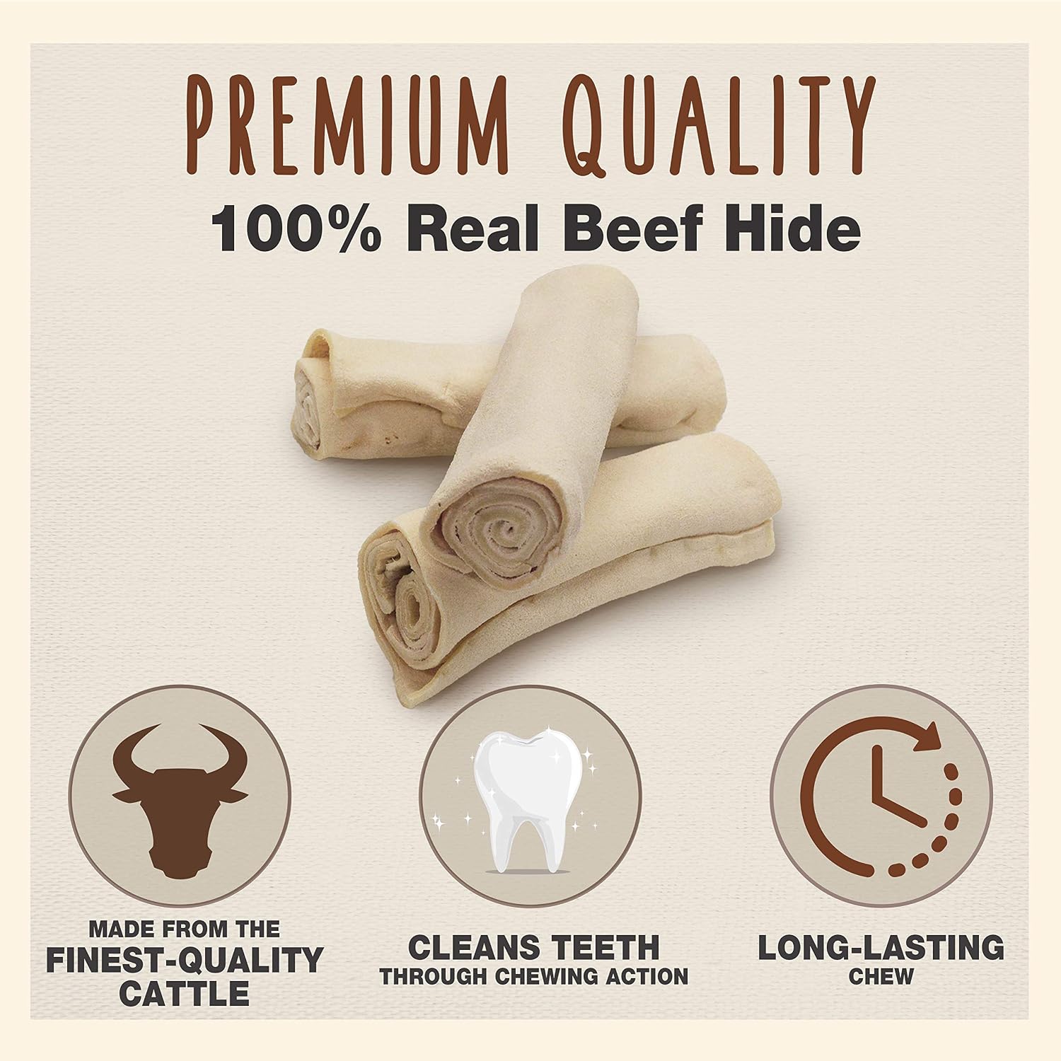 Cadet rawhide dog chews single ingredient treat curls