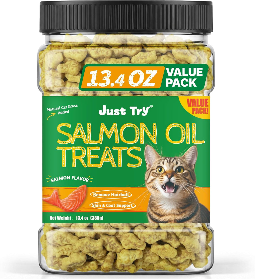 Just Try Cat Grass Treats for Indoor Cats Hairball Control 13.4 OZ - Image 14