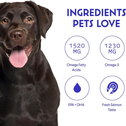 Wonder Paws anti shedding and anti itching dog supplement packaging