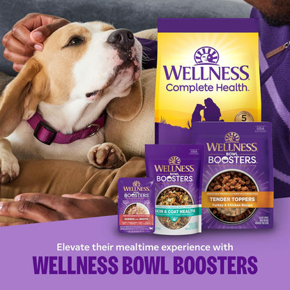 Wellness Bowl Boosters Simply Shreds Variety Pack Wet Dog Food Topper for Small, Medium, and Large Breeds, Grain Free, Natural, Chicken Recipes, 2.8 oz, Pack of 12 Pouches - Image 9