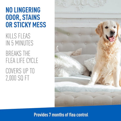 Close up look at ingredients list on genuine USA imported Adams pet care spray
