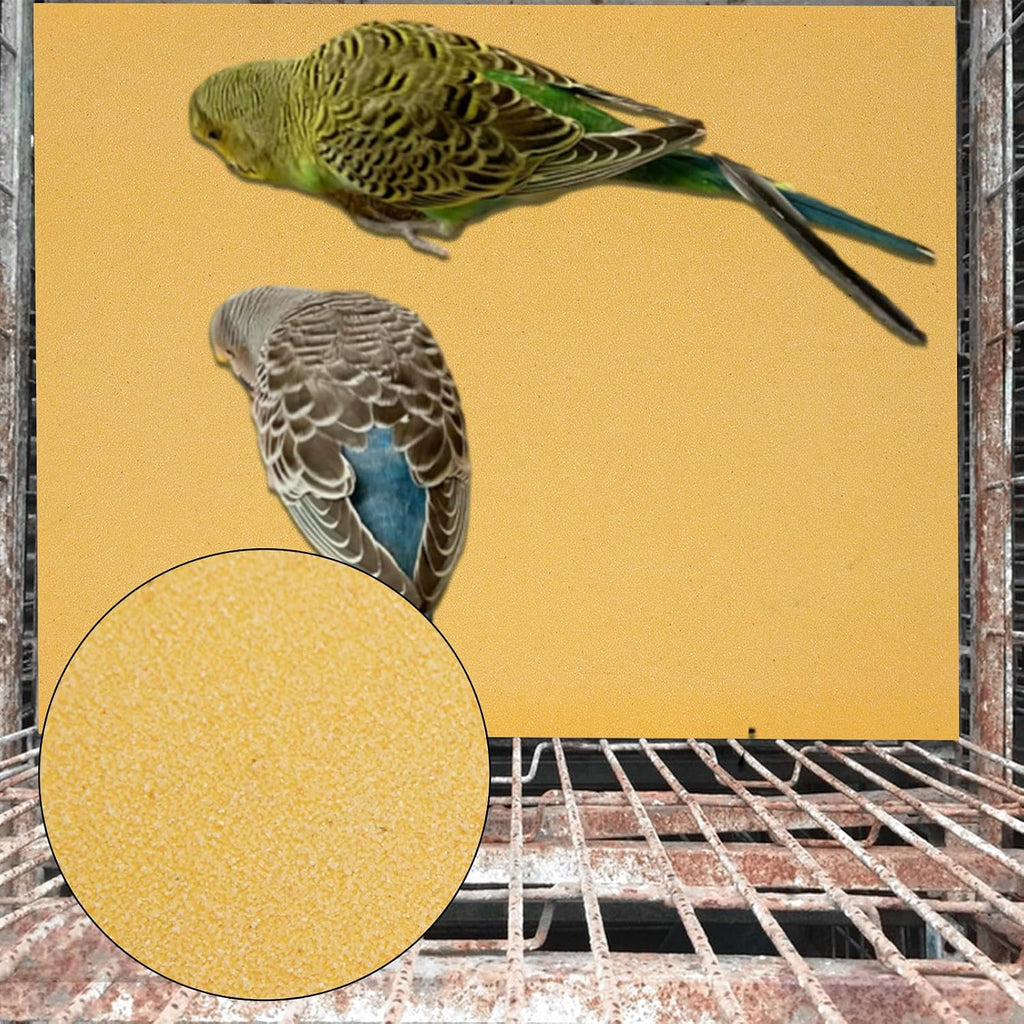 Oungy 50 pack bird cage sandpaper sheets stacked