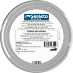 Seresto dog collar packaging showing 8 month protection