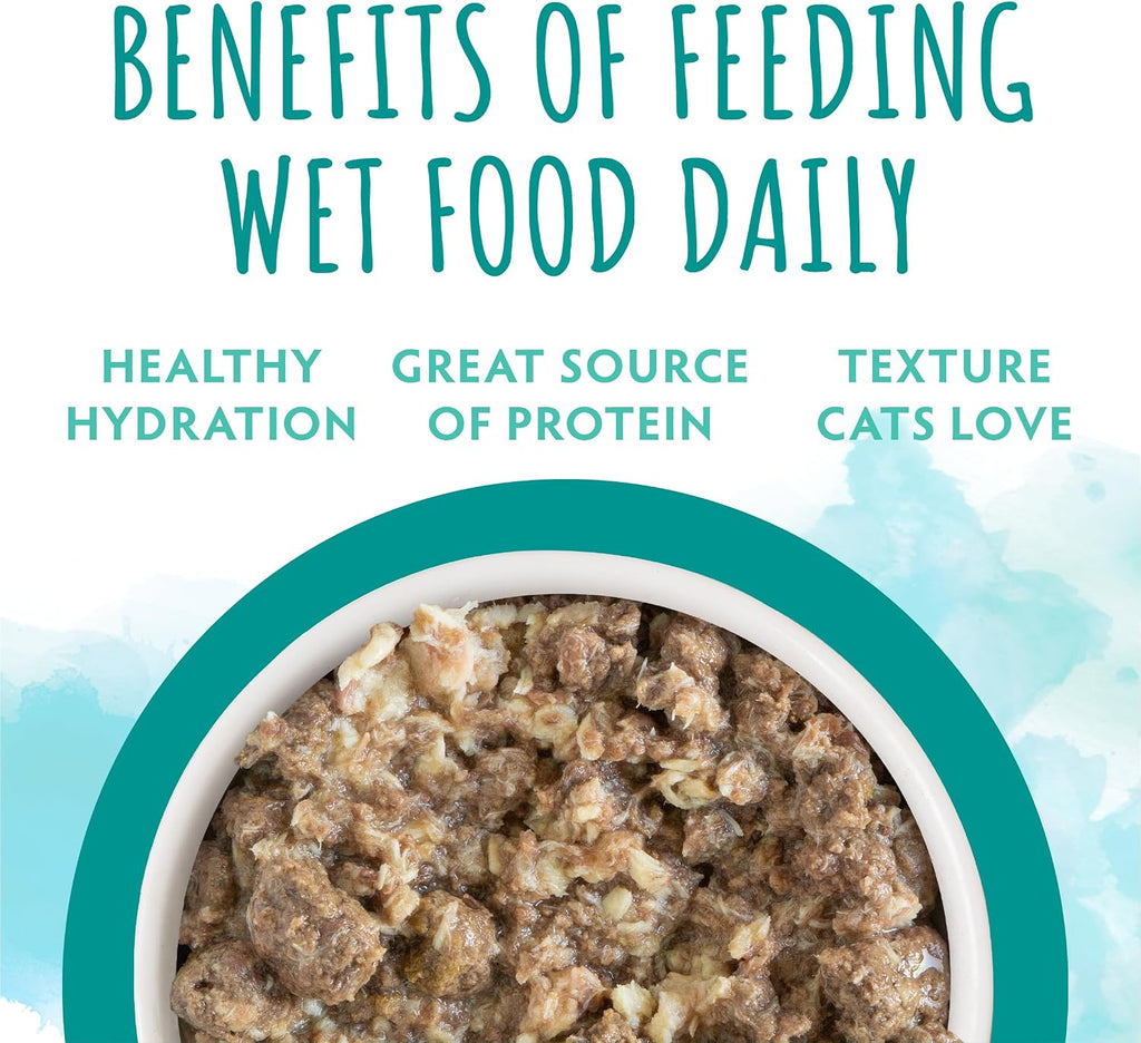 Soulistic Originals cat food branding and nutritional information on can