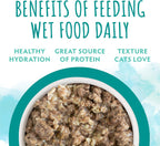 Soulistic Originals cat food branding and nutritional information on can