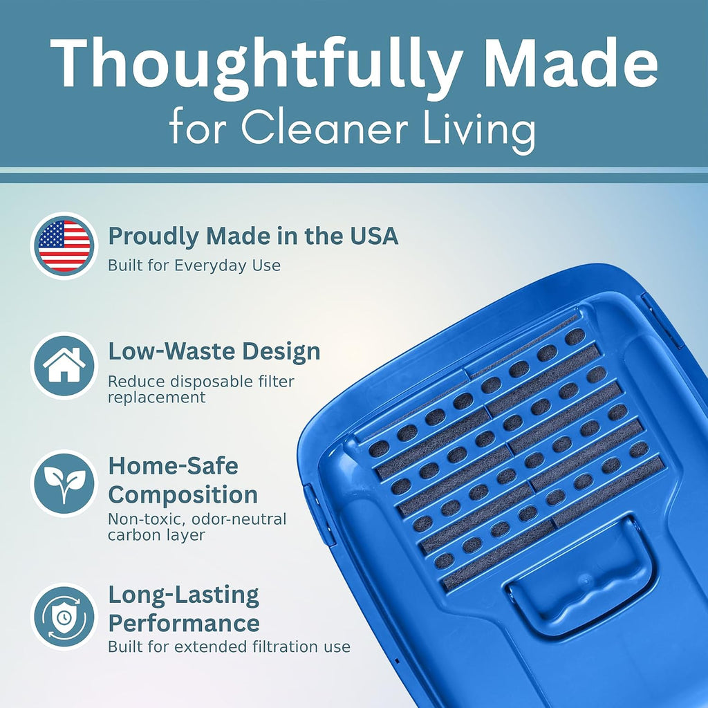 Van Ness compatible litter box filter in packaging