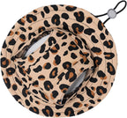 Adjustable strap mechanism on Mianhuatang pet sun hat