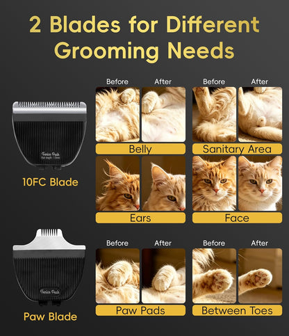 Close up of the digital interface on the Fenice Peak P70 cordless pet grooming tool