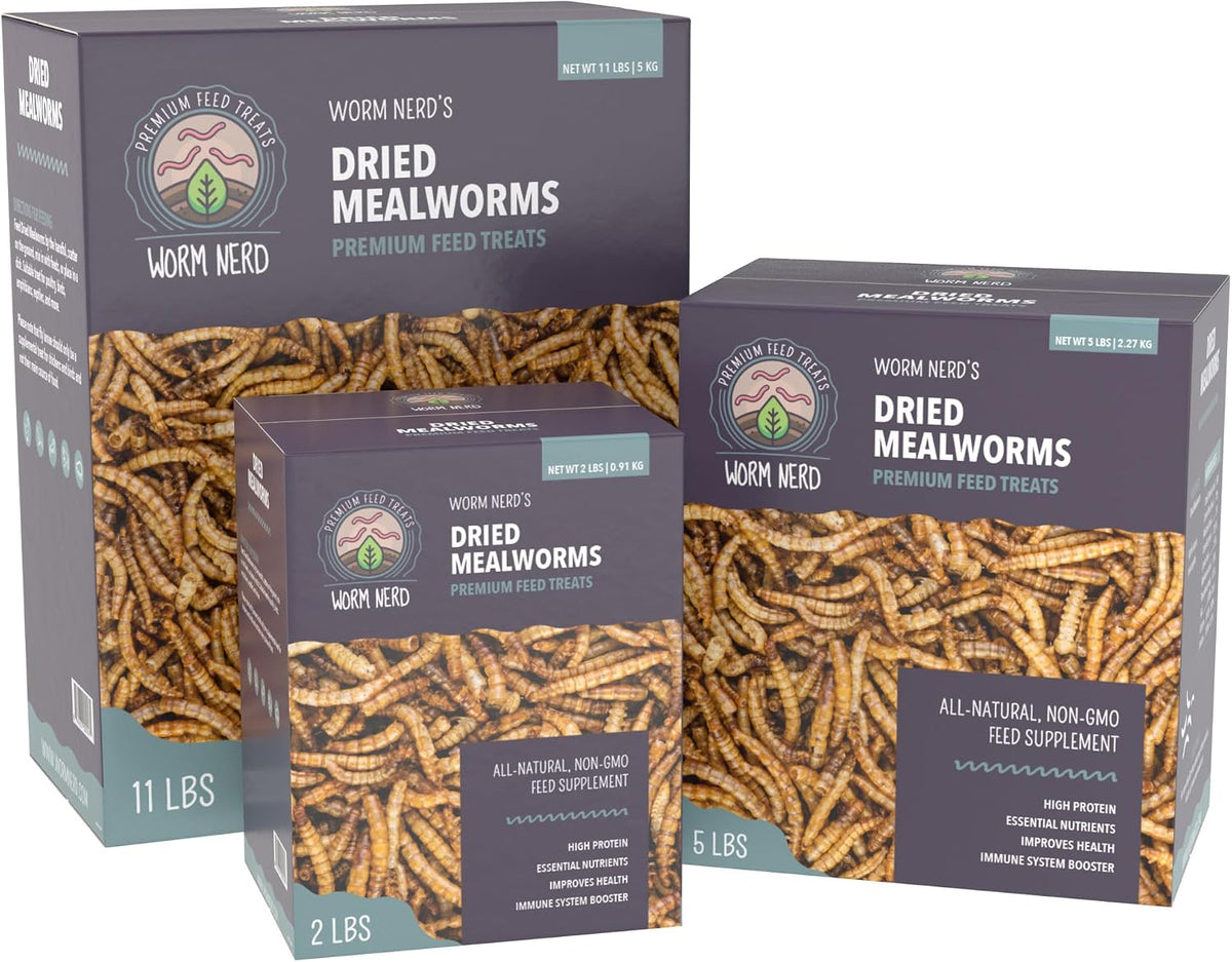 Worm Nerd WN60 packaging label details showing 2.3 kg weight