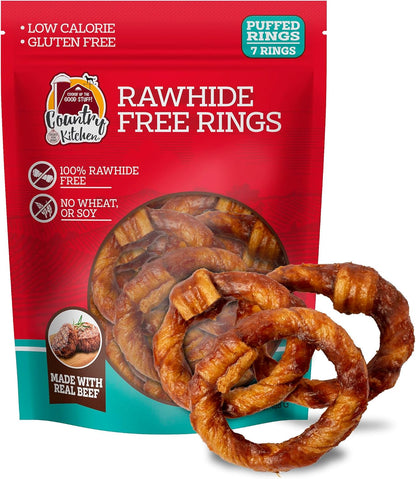 Country Kitchen Rawhide Free Beef Twists Dog Chews, Made with Real Beef, Highly Digestible, Gluten Free, 3 Count - Image 11