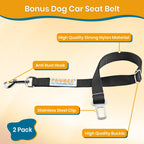 Adjustable nylon dog car seat belt strap