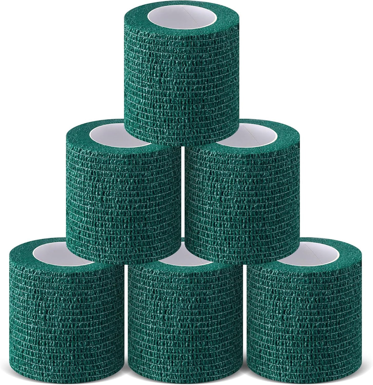 Threlaco 6 Rolls Self Adhesive Bandages Wrap No Chew Bandage for Pets Bitter Bandage Wrap for Dogs and Cats Wound Wrap(Dark Green,3 Inches x 5 Yd) - Image 9