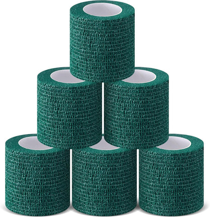 Threlaco 6 Rolls Self Adhesive Bandages Wrap No Chew Bandage for Pets Bitter Bandage Wrap for Dogs and Cats Wound Wrap(Dark Green,3 Inches x 5 Yd) - Image 9