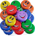 Playbees metal smiley face yo-yos set of 12 front view