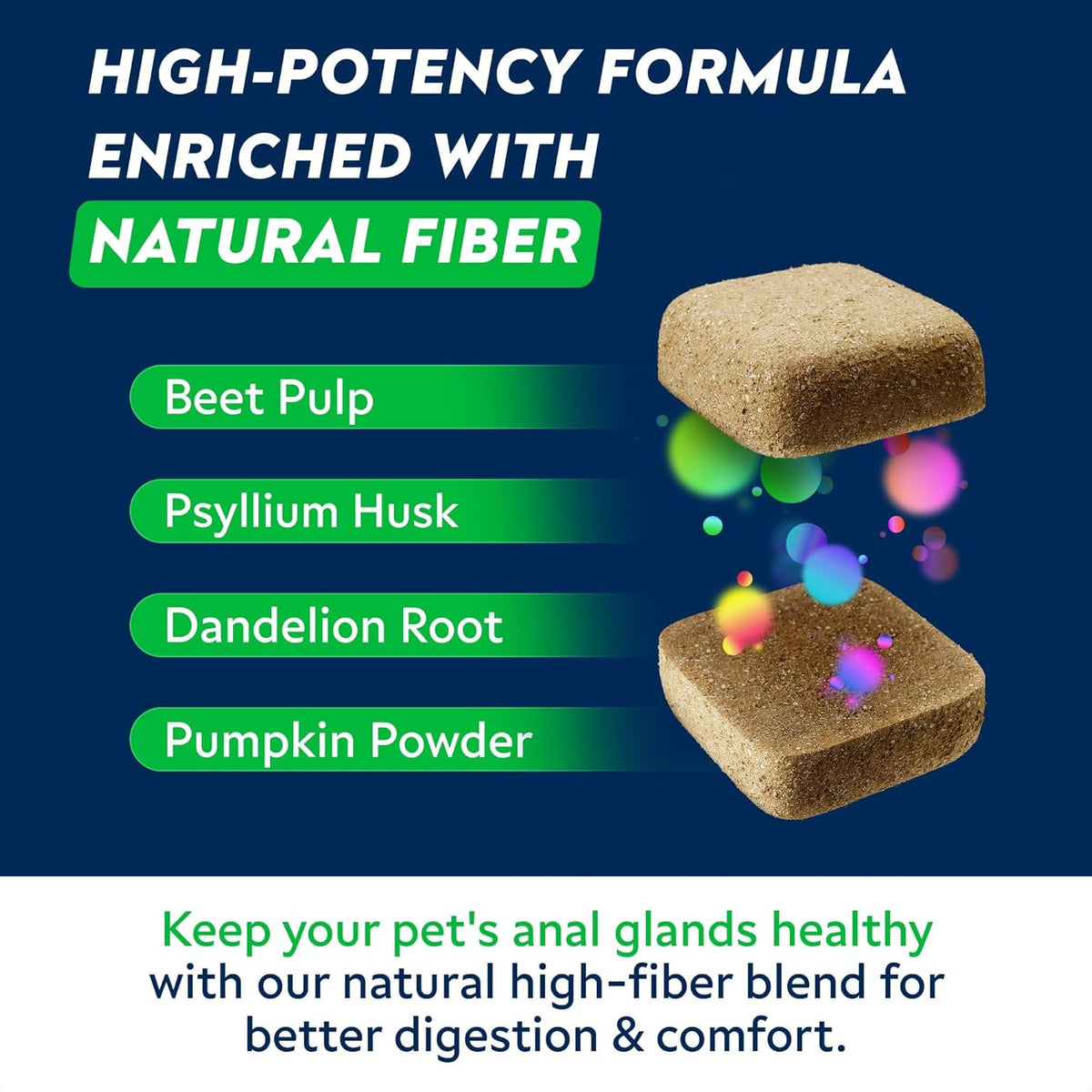 STRELLALAB dog digestive health supplement with natural beet pulp and dandelion root