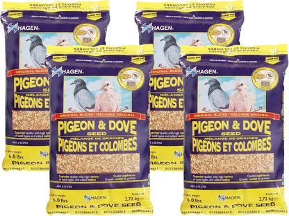 Hagen Pigeon & Dove Seed - Original Formula Bird Food, 6 lb Bag - Nutritionally Complete Seed Mix with Vitamins & Minerals - Wild & Captive Bird Diet - Insect-Resistant Air-Tight Packaging - Image 9
