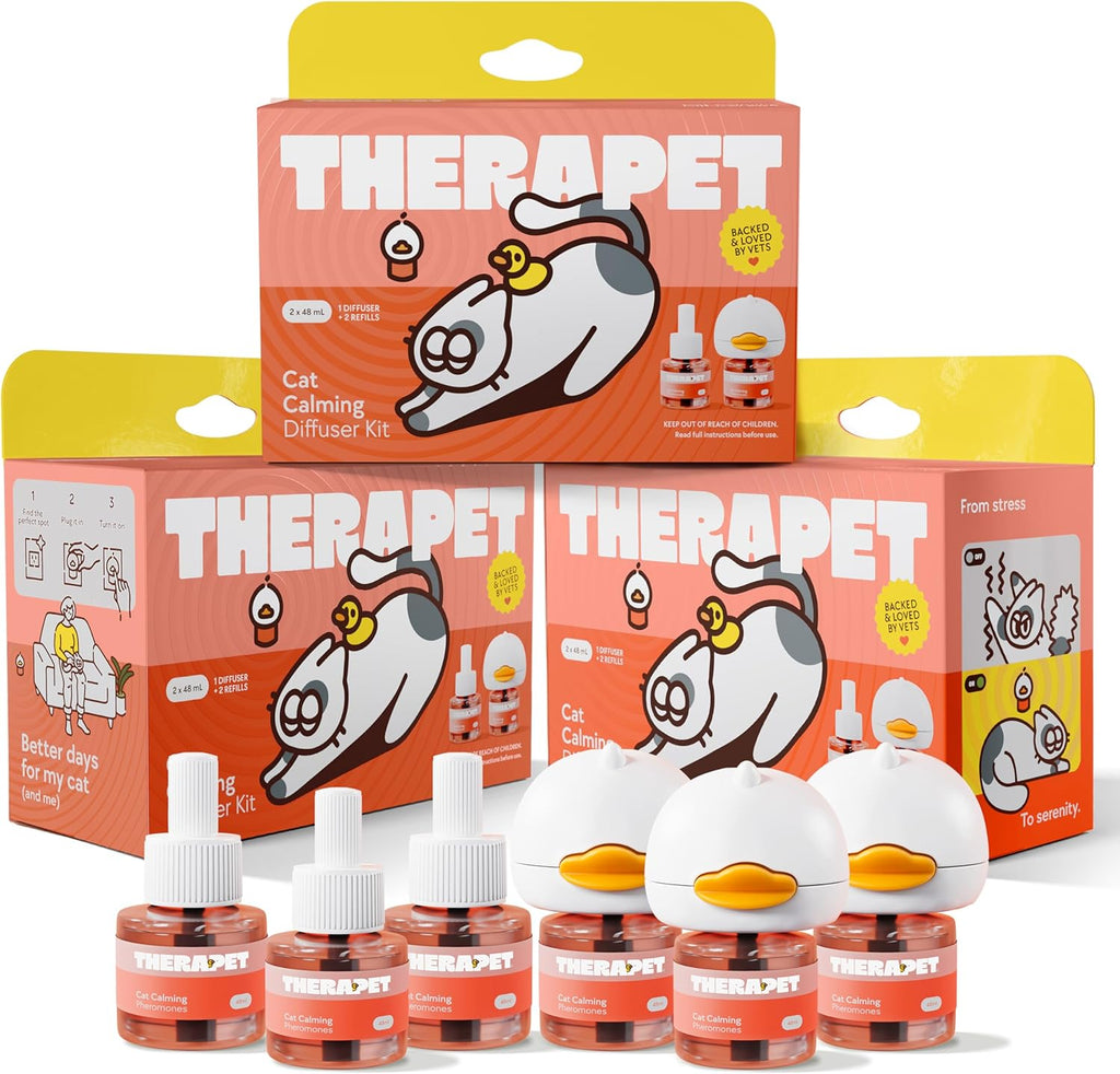 TherapetMD 60-Day Cat Calming Diffuser - Cat Pheromone Diffuser for Stress, Pee Spraying, Cat Fighting, Aggression, Excessive Meowing & Scratching - 60-Day Refill Included - Packaging May Vary - Image 9