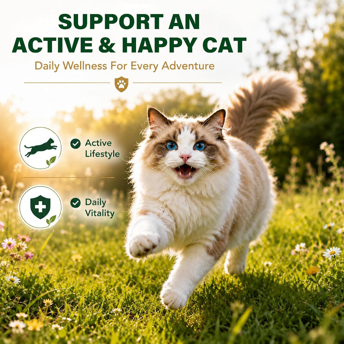 Authentic OthoKing forty eight count herbal cat wormer tablets on Rudra Retails store.