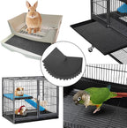 Full packaging of Tababao 30 pieces disposable bird cage liners and accessories
