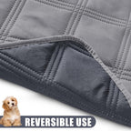 Leakproof dog couch cover protecting home living room sofa from stains.