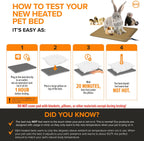 K&H Pet Products small animal outdoor heated pad lifestyle setup
