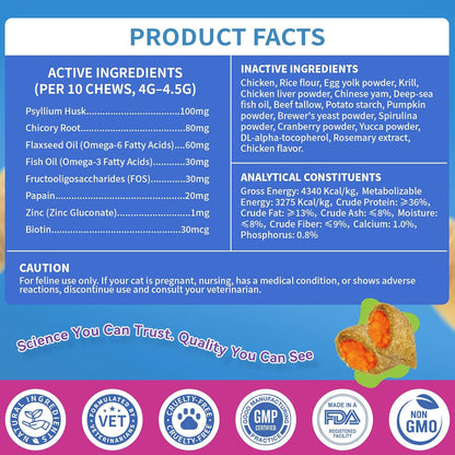 Authentic Weallin pet vitamins and hairball care chews for all breeds