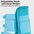 Adjustable non slip straps on equine leg guards full size