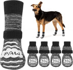 Dog Socks Shoes for Hot Pavement to Prevent Licking Paws, Summer Anti Slip Pet Booties with Grip Traction Control for Hardwood Floors, Grippy Boots & Paw Protectors for Small Medium Large Senior Dogs - Image 12