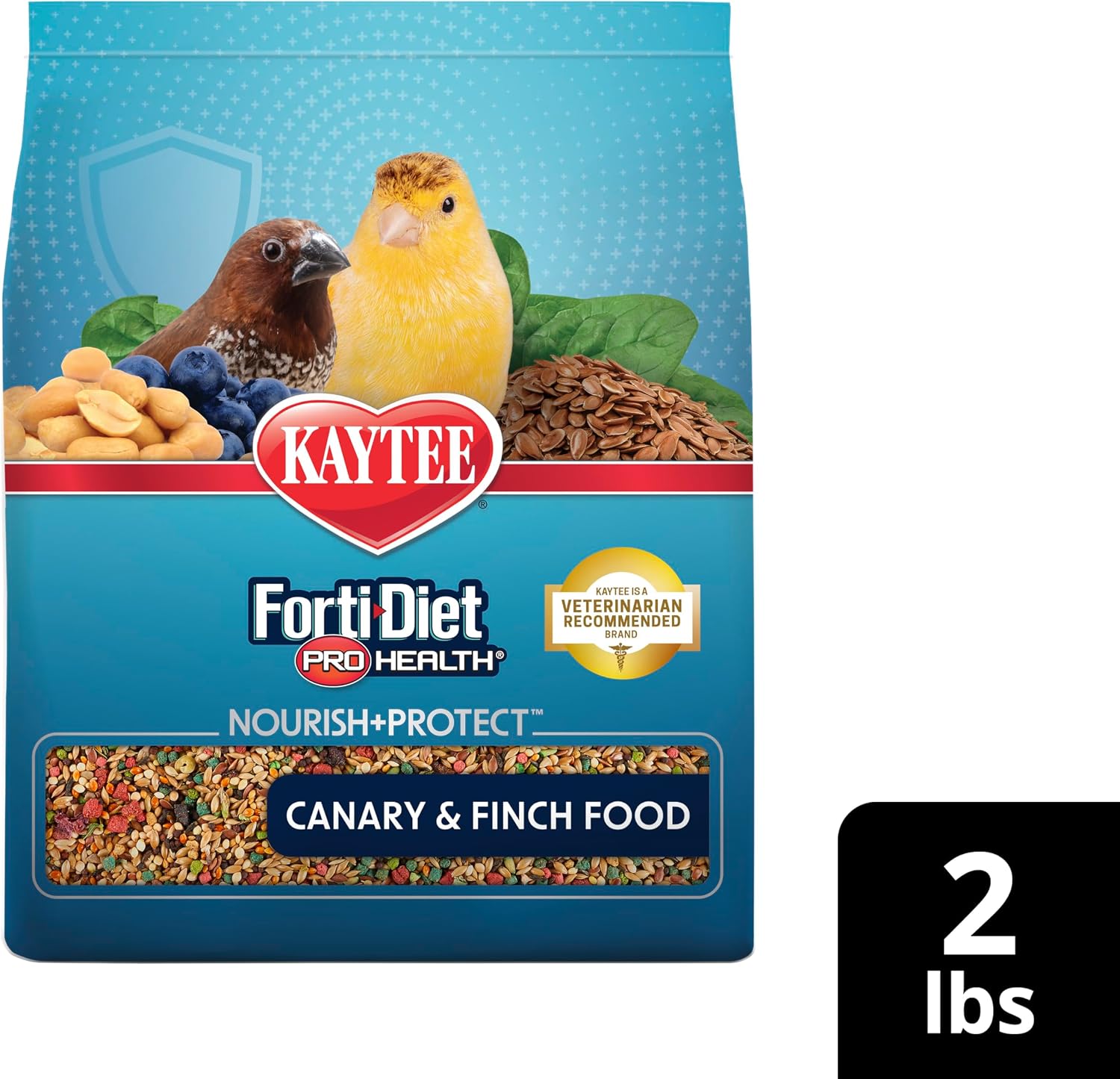 Kaytee Forti-Diet Pro Health Pet Canary & Finch Food, 2 lb - Image 13