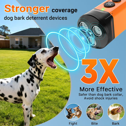Pablo rechargeable anti barking device handheld view