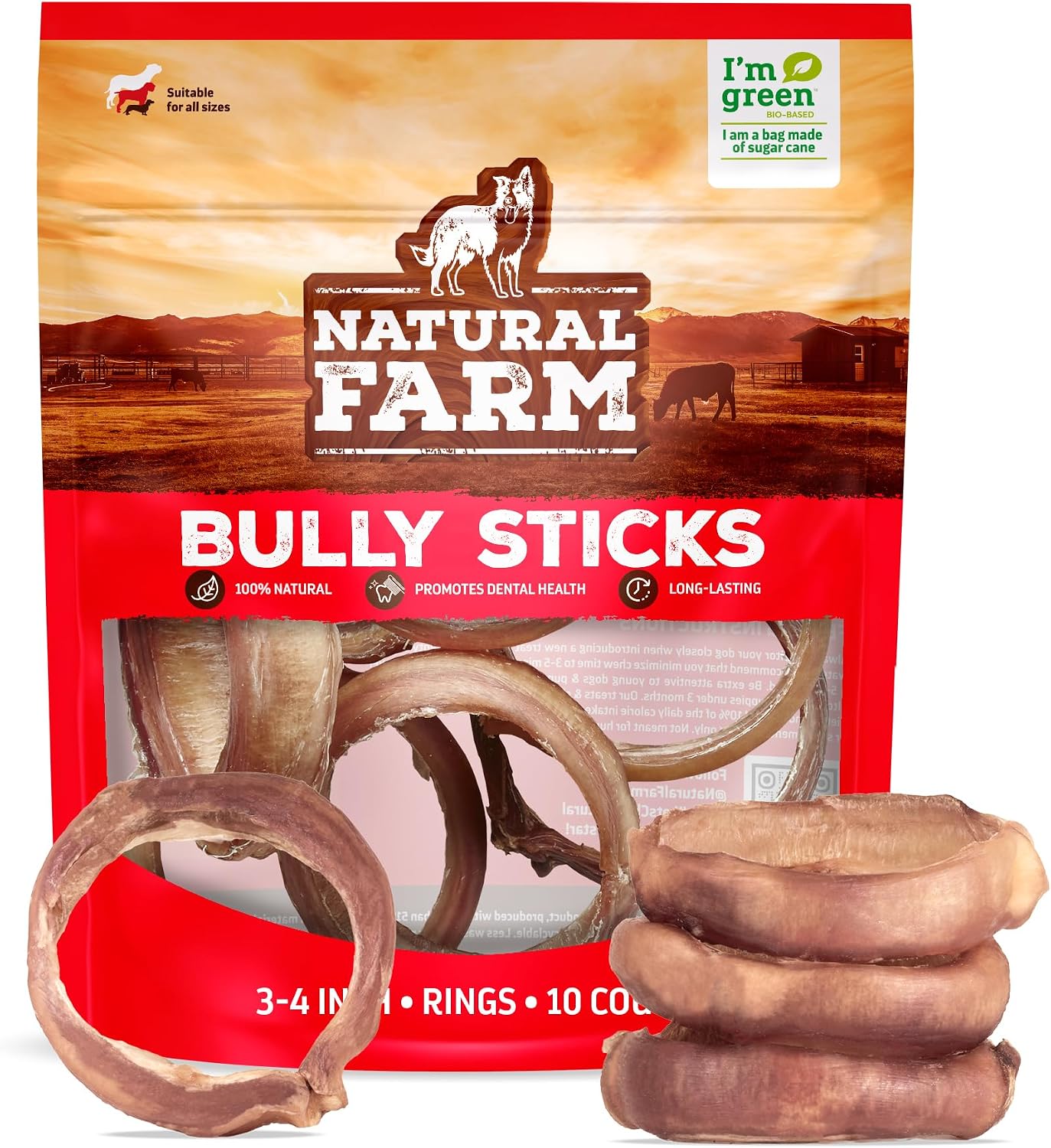 Natural Farm Odor-Free Curly Bully Sticks, (5-6 Inch, 5 Pack), Fully Digestible, 100% Beef Pizzle Chews, More Engagement & Fun, Grass-Fed, Non-GMO, Fully Digestible - Best for Small & Medium Chewers - Image 13