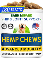 BARK&SPARK Advanced Calming Chews for Dogs - Separation Anxiety Relief for Dogs w/Hemp Oil + Melatonin - Relief During Fireworks, Storms - Aggressive Behavior, Barking, Stress Aid - 90Chews - Image 14