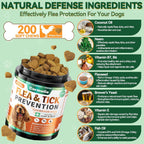 Carmelie flea and tick puppy protection soft chews close up texture view