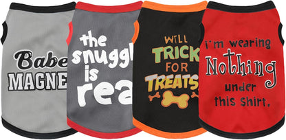 Paiaite 4-piece dog shirt set front view