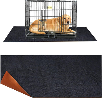 LynxLink extra large waterproof dog crate mat front view