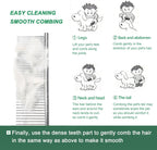 Durable metal combs for long and short haired pets