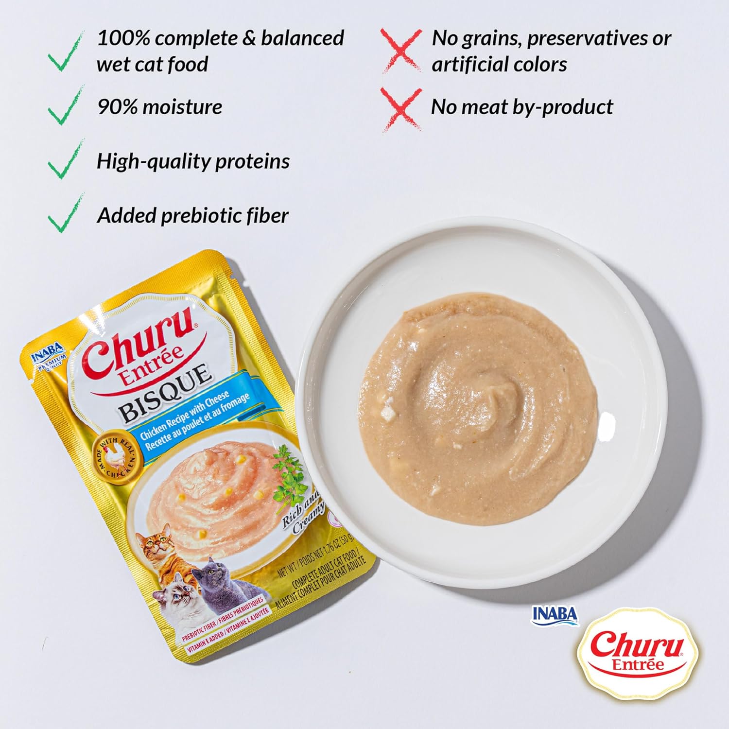 USA imported INABA Churu food pouch for adult cats