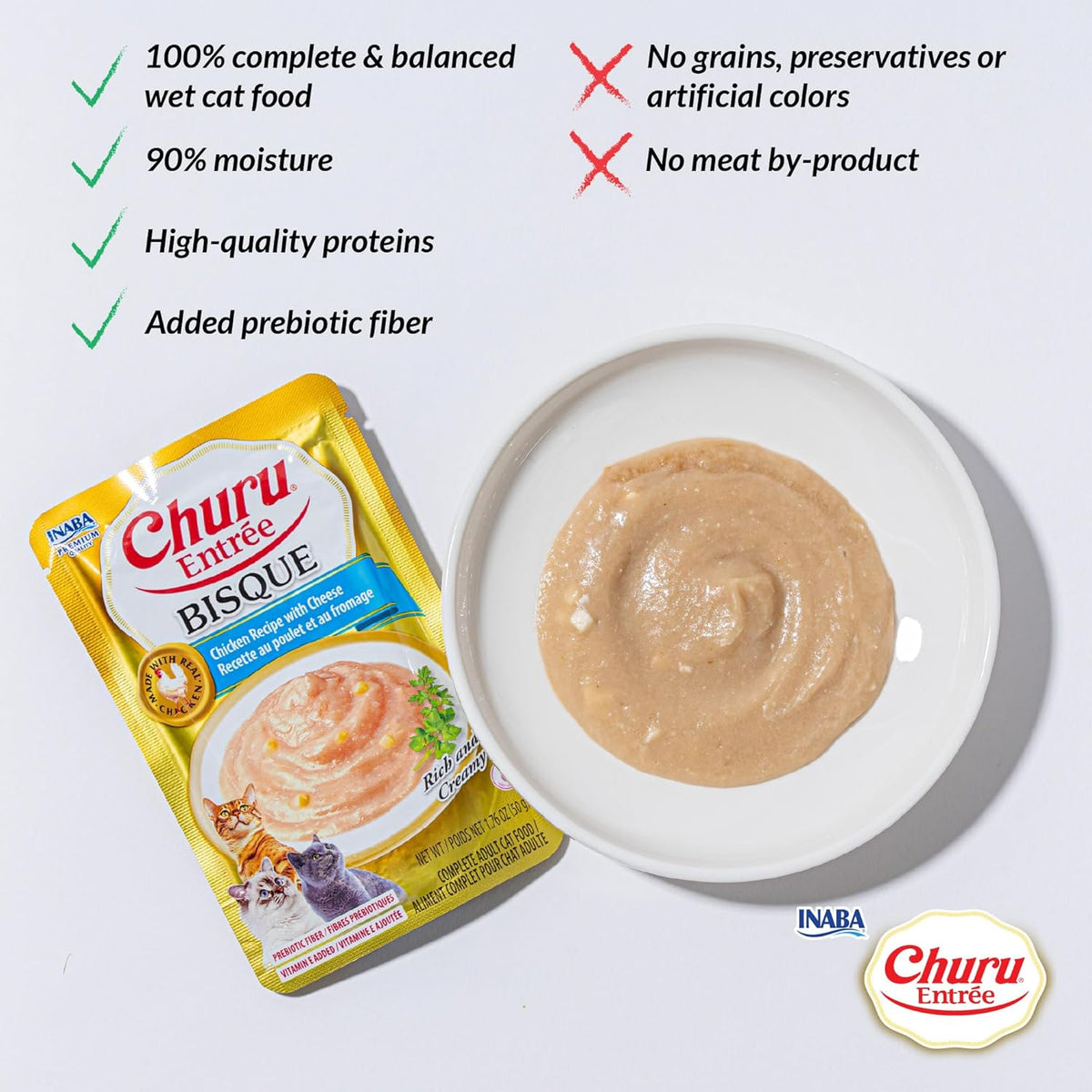 USA imported INABA Churu food pouch for adult cats