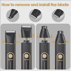 Ergonomic Gooad cordless pet trimmer being prepared for cat and dog grooming sessions