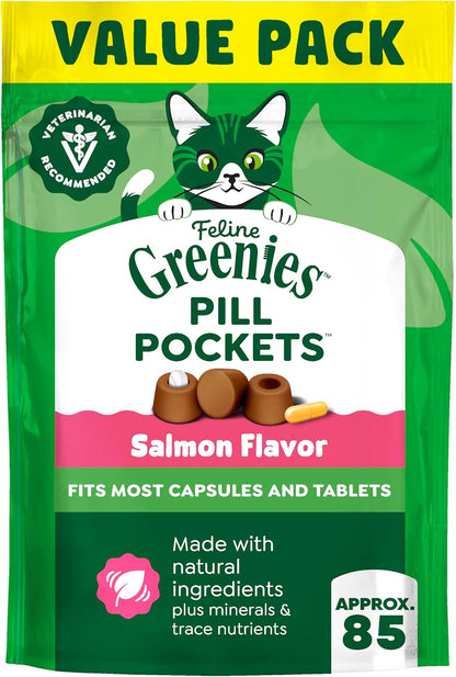 Greenies Feline Pill Pockets for Cats Natural Soft Cat Treats, Chicken Flavor, 3 oz. Pouch (85 Treats) - Image 15