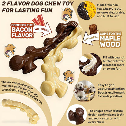 Sihrmiu tree-fork design dog toy for teeth cleaning